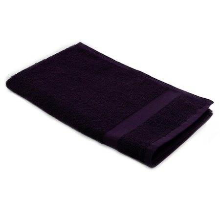 Rifz GS Collection Bleach Proof Salon Hand Towels, Eggplant , 6PK GSEP162830012
